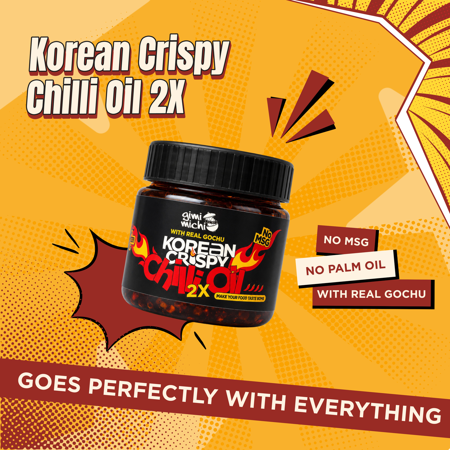Korean Crispy Chilli Oil 2X