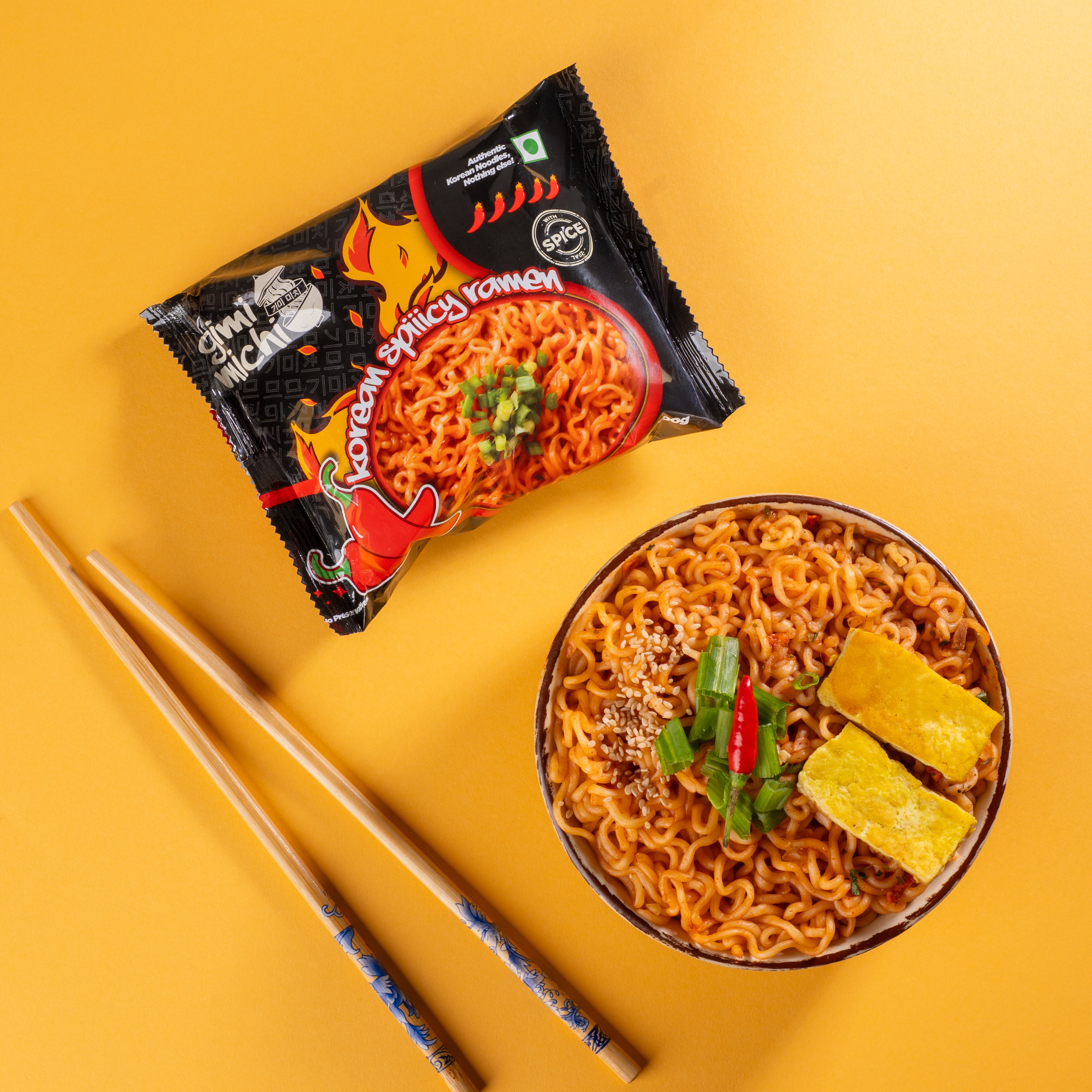 Gimi Michi Maepyo Box 맵요 - Pack of 8 - Korean Spiiicy Ramen