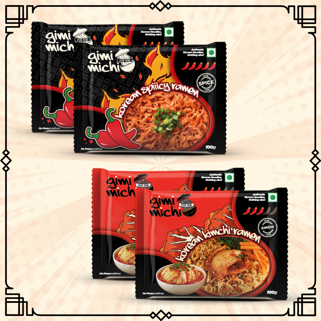 The Ramen Ritual Kit - 4 pack Ramen + 1 Bowl + 1 pair Chopsticks