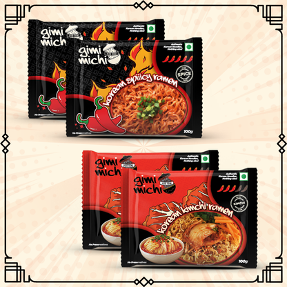 The Ramen Ritual Kit - 4 pack Ramen + 1 Bowl + 1 pair Chopsticks