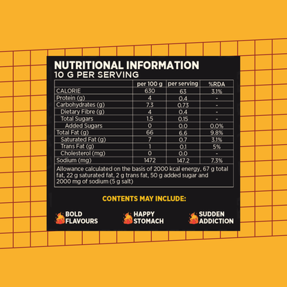 Korean Crispy Chilli Oil 3X 170g - nutritional information