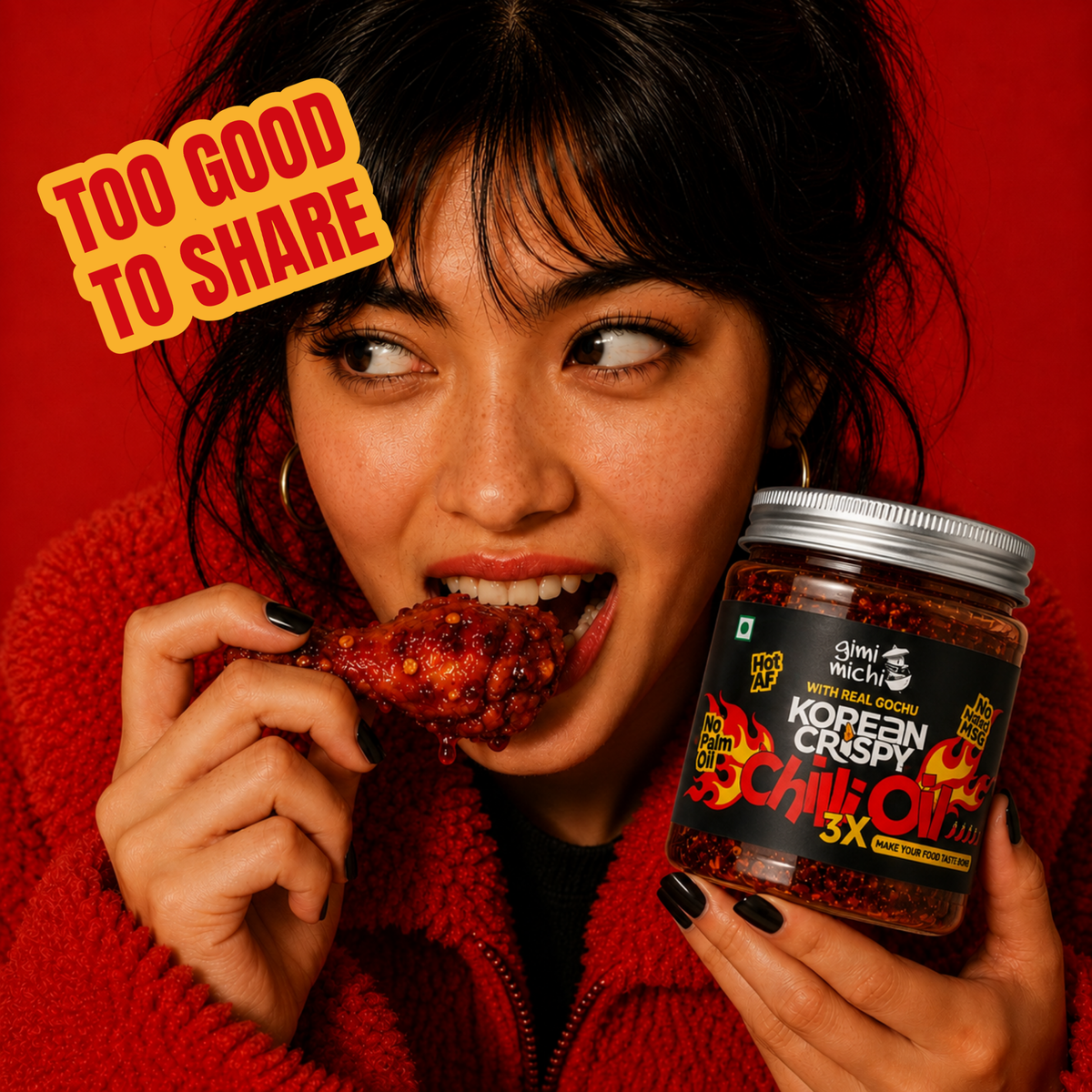 Korean Crispy Chilli Oil 3X 170g jar (7)