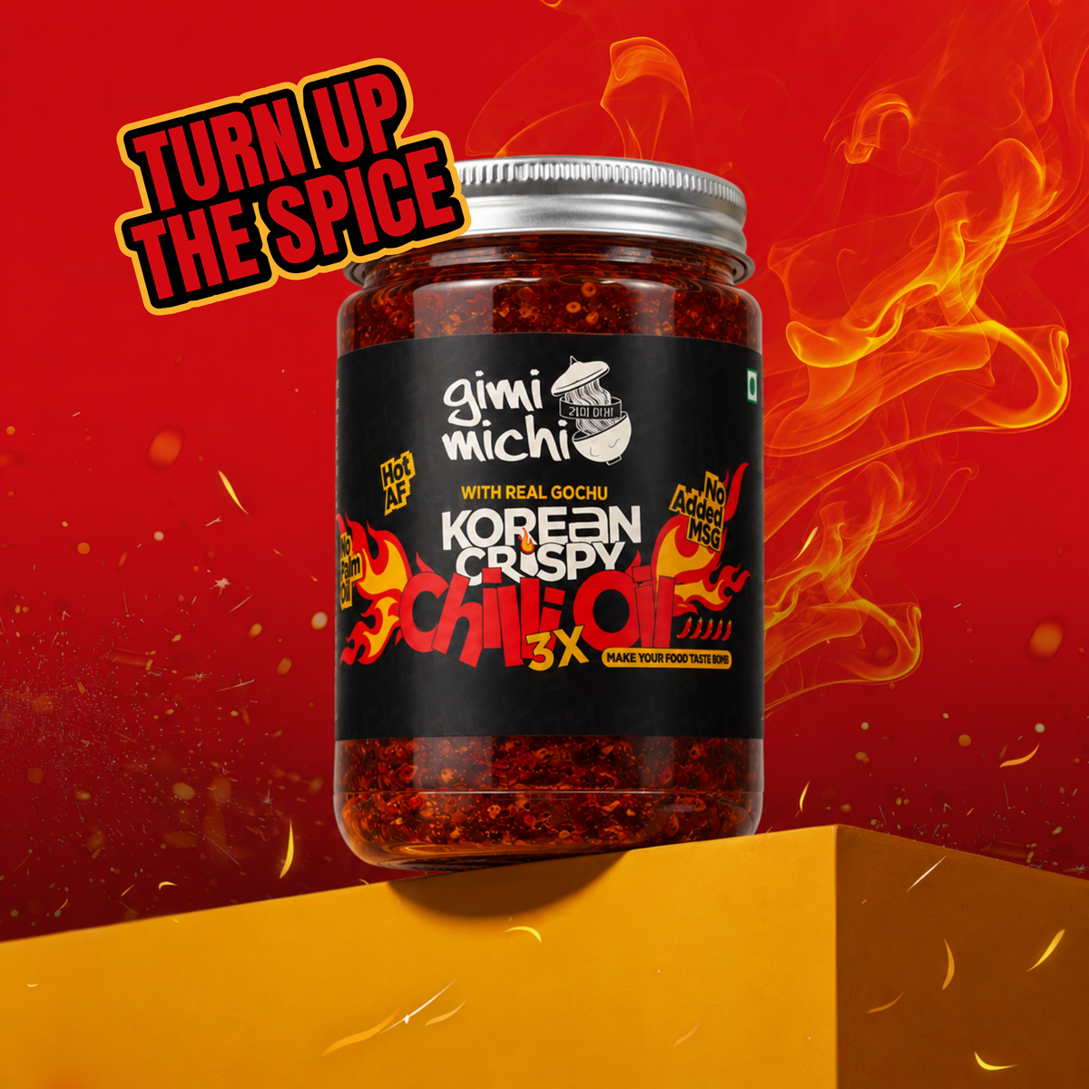 Korean Crispy Chilli Oil 3X 170g jar (4)