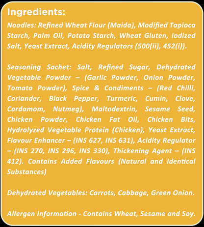 Gimi Michi Curry Chicken Ramen - Pack of 4 x 100 grams