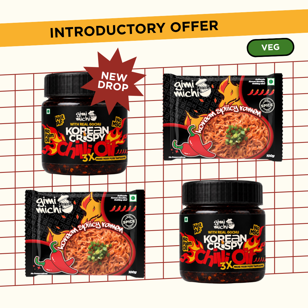 Extra Spicy Meal Box with Korean Crispy Chilli Oil