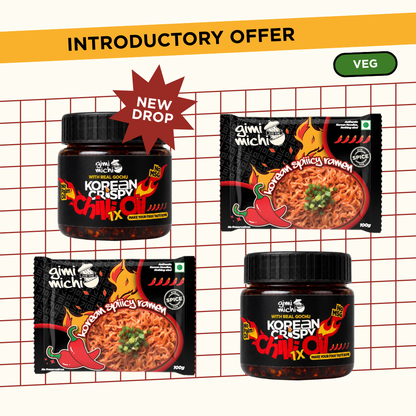 Extra Spicy Meal Box with Korean Crispy Chilli Oil