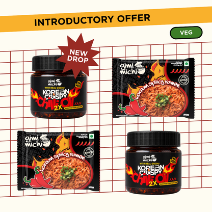 Extra Spicy Meal Box with Korean Crispy Chilli Oil