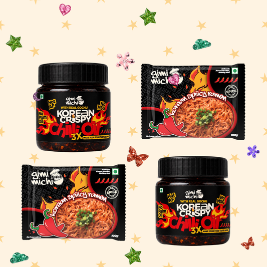 Extra Spicy Meal Box with Korean Crispy Chilli Oil