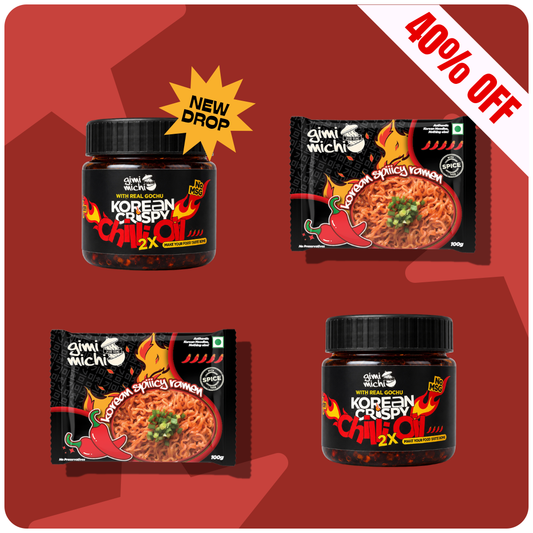 Extra Spicy Meal Box with Korean Crispy Chilli Oil 2X