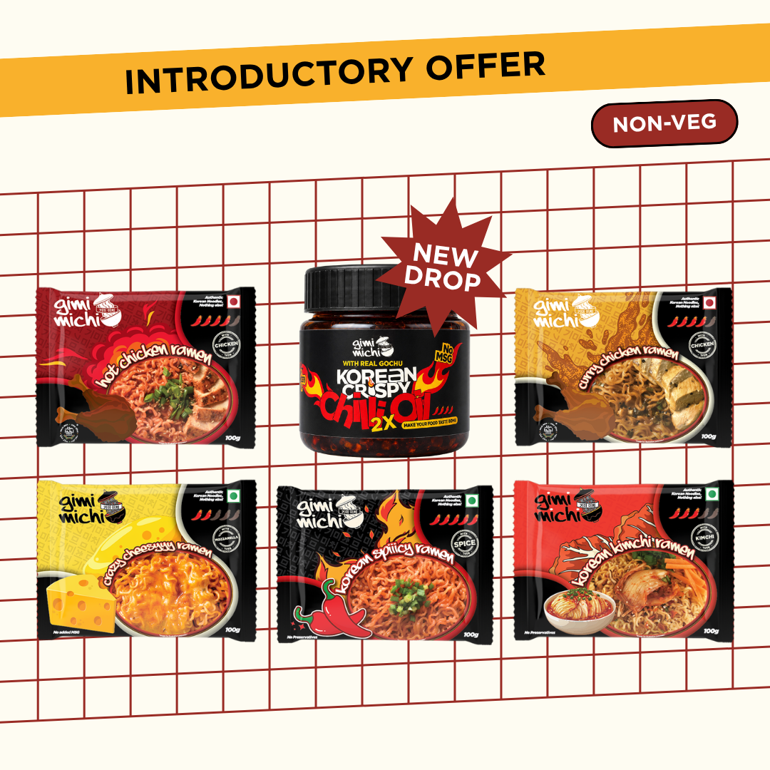 Famous 5 Meal Box with Korean Crispy Chilli Oil