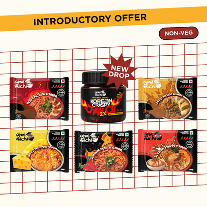 Famous 5 Meal Box with Korean Crispy Chilli Oil