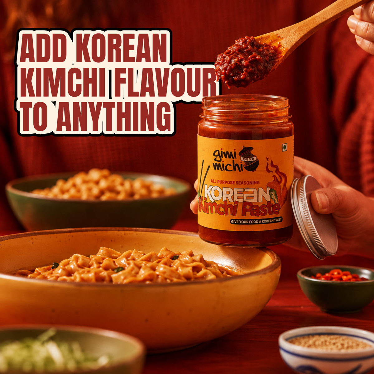 Korean Kimchi Paste all purpose seasoning 200g jar (4)