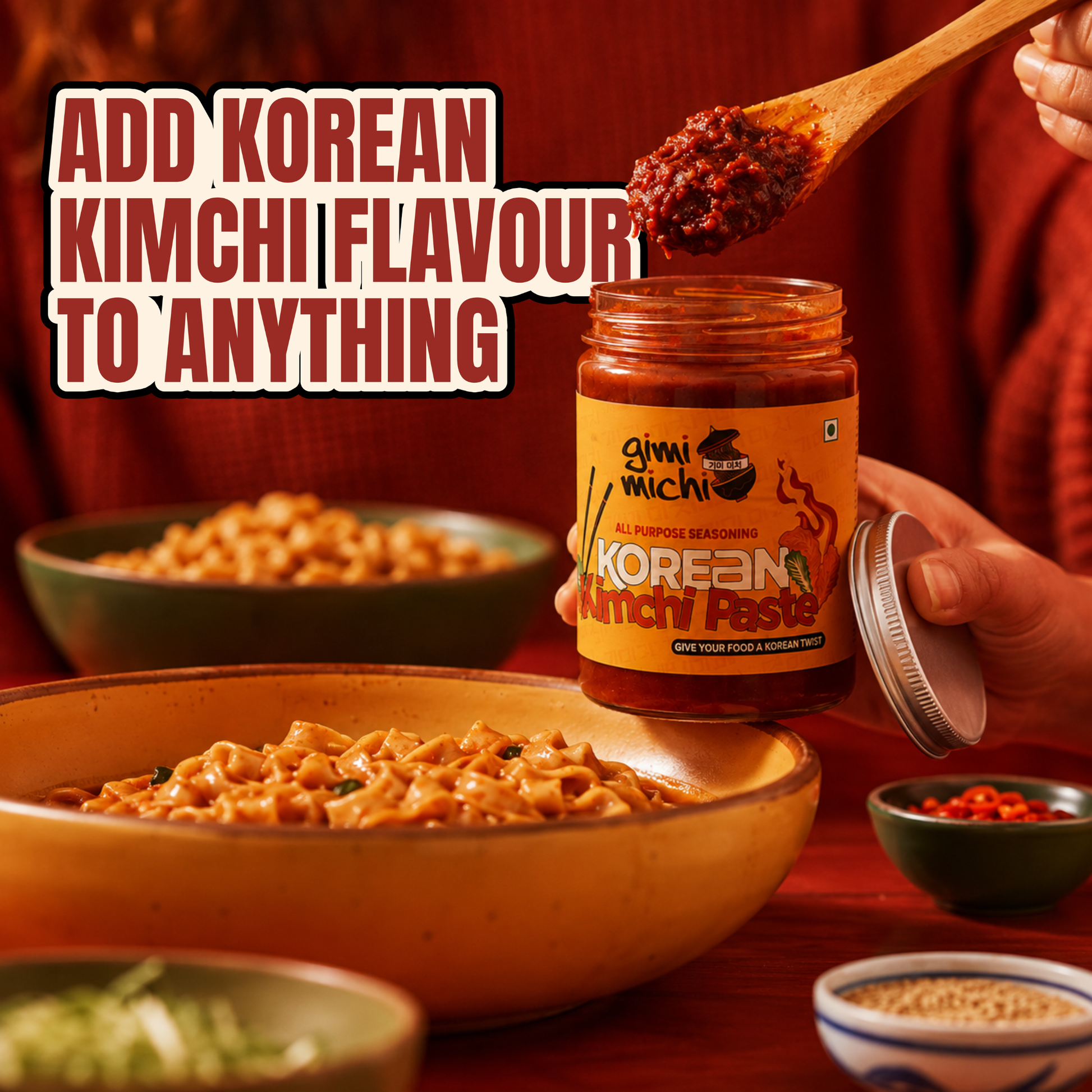 Korean Kimchi Paste all purpose seasoning 200g jar (4)