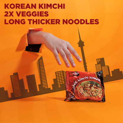 Gimi Michi Daebak Box 대박 – Pack of 8 - Hot Kimchi Ramen + Free Shipping