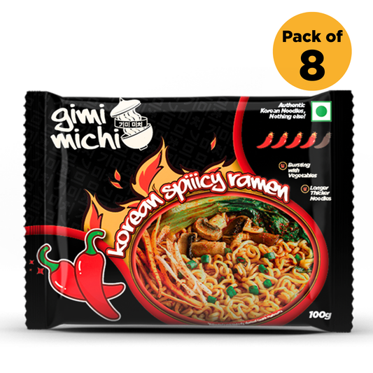 Gimi Michi Maepyo Box 맵요 - Pack of 8 - Korean Spiiicy Ramen