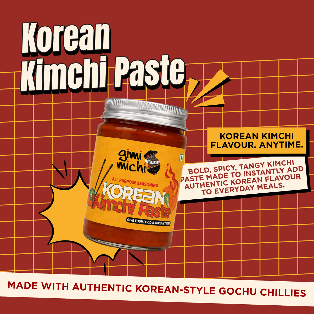 Korean Kimchi Paste all purpose seasoning 200g jar (2)