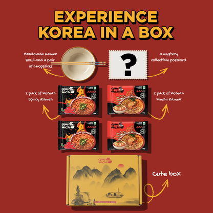 The Ramen Ritual Kit - 4 pack Ramen + 1 Bowl + 1 pair Chopsticks