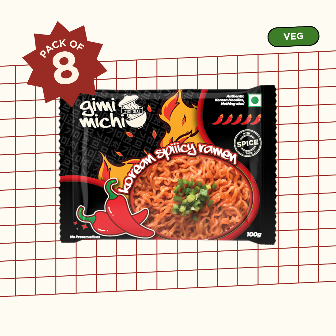 Gimi Michi Maepyo Box 맵요 - Pack of 8 - Korean Spiiicy Ramen