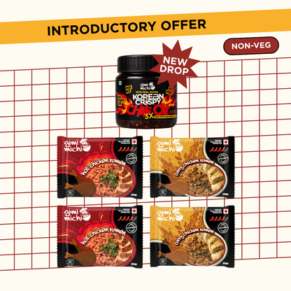 Non Veg Ramen Meal Box with Korean Crispy Chilli Oil