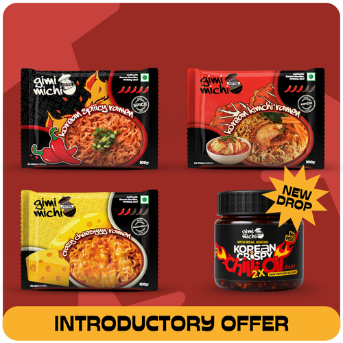 Veg Ramen Meal Box with Korean Crispy Chilli Oil 2X