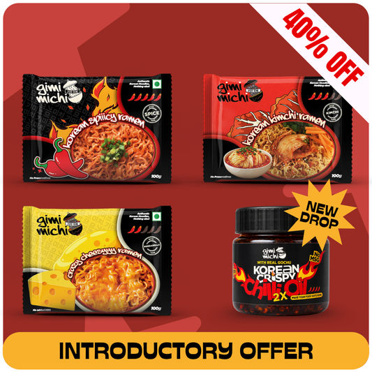 Veg Ramen Meal Box with Korean Crispy Chilli Oil 2X