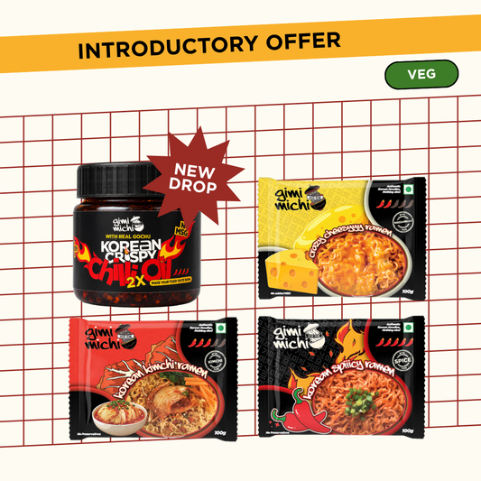 Veg Ramen Meal Box with Korean Crispy Chilli Oil 2X