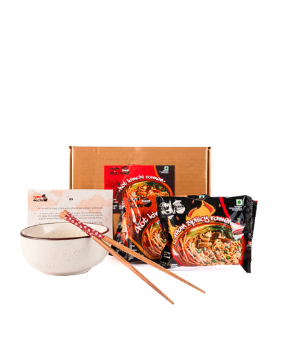 The Ramen Ritual Kit - 2 pack Ramen + 1 Bowl + 1 pair Chopsticks