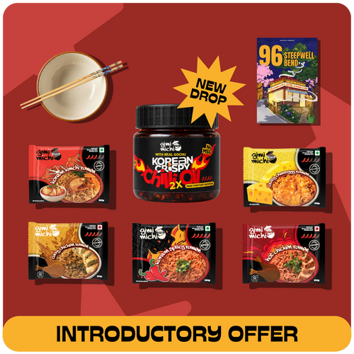 Gochu Box - Five Pack Ramen + Korean Crispy Chilli Oil 2X