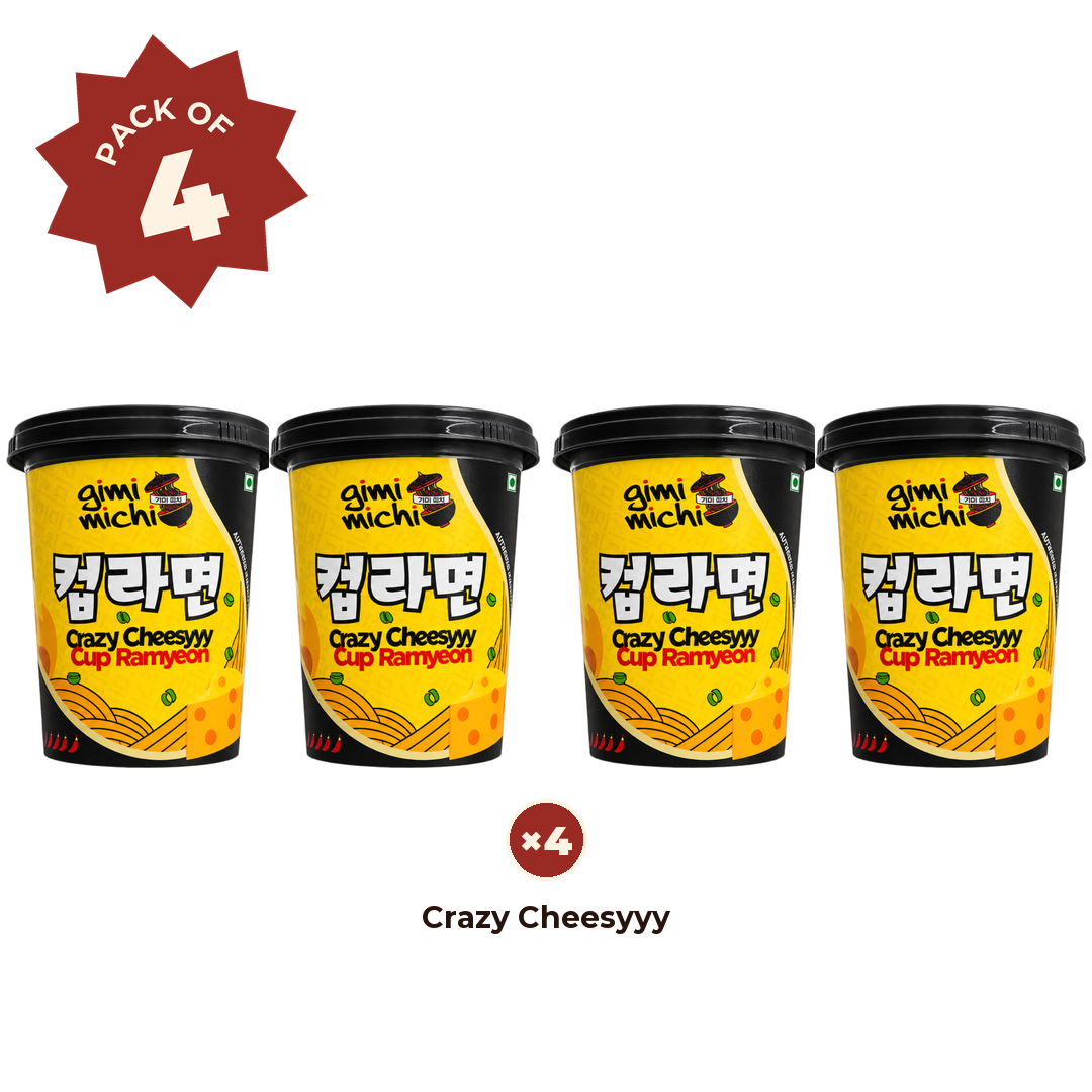 Cup Ramyeon - Pack of 4 - 4 Cheesy