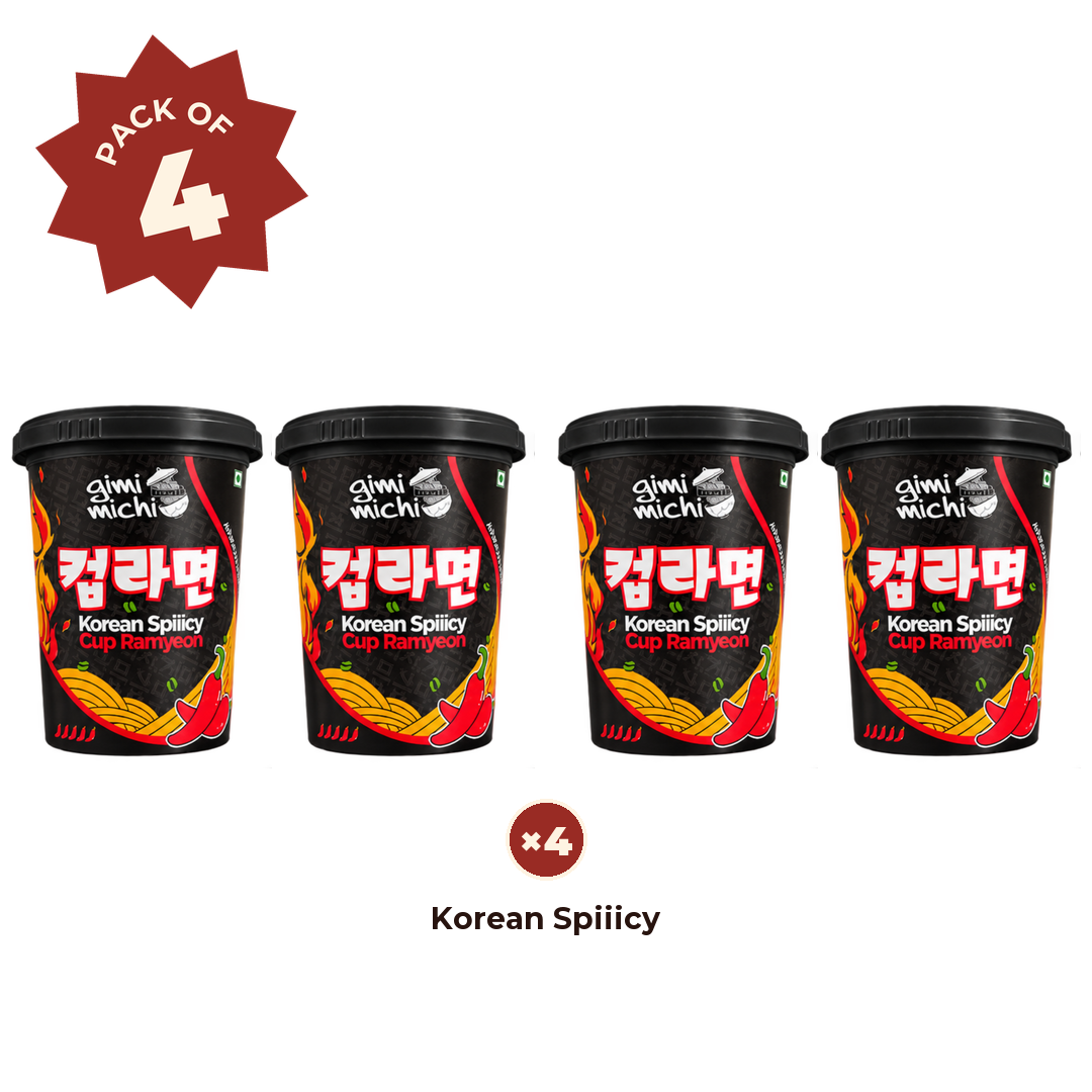 Cup Ramyeon - Pack of 4 - 4 Spicy