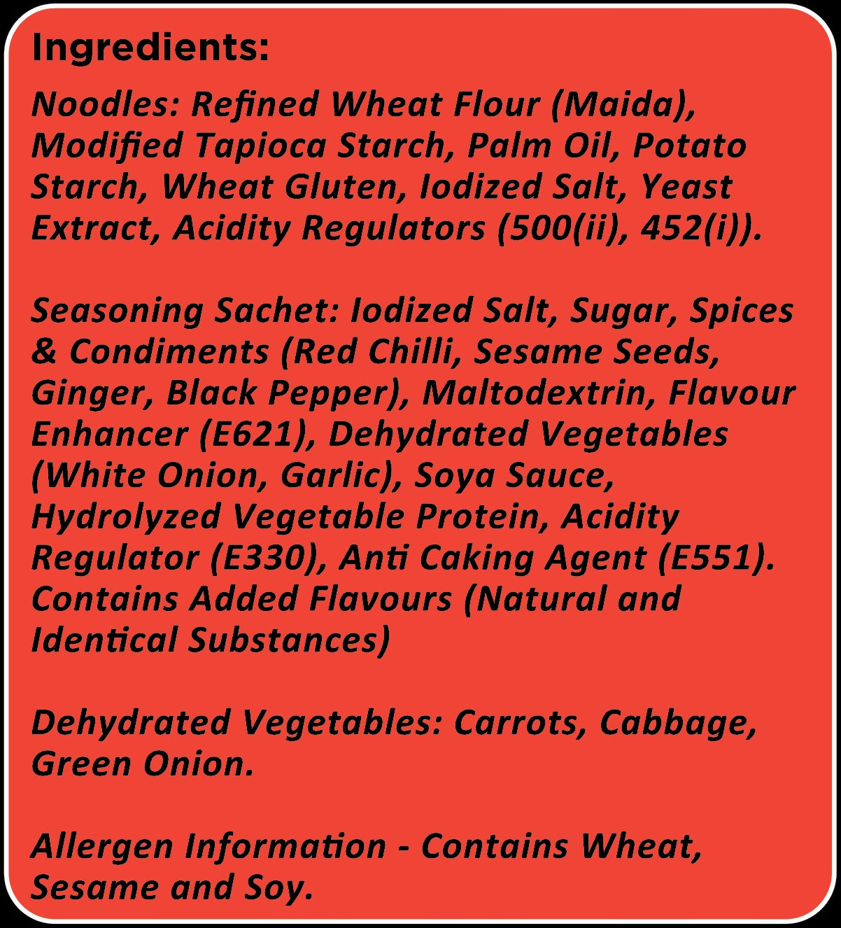 Gimi Michi Veggie Trio Box - 2 Korean Kimchi + 2 Korean Spicy + 2 Crazy Cheesy - 6 x 100 grams