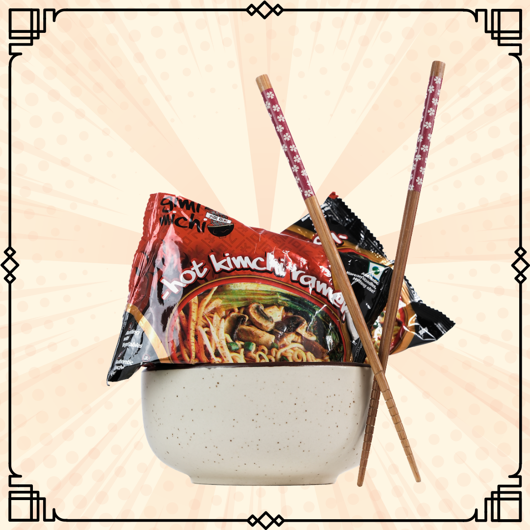 The Ramen Ritual Kit - 4 pack Ramen + 1 Bowl + 1 pair Chopsticks